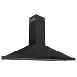 48'' Wall Mount Range Hood in Black Stainless Steel