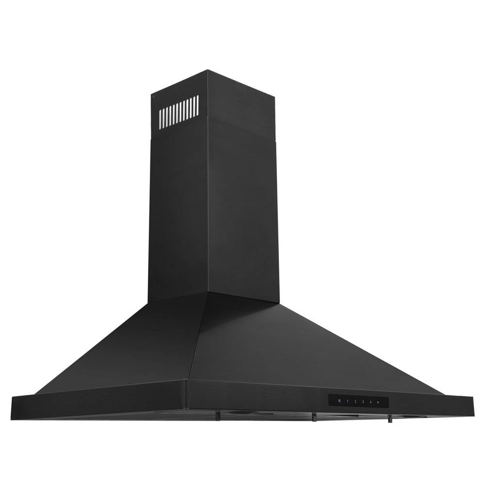 Z-Line - 24'' Wall Mount Range Hood in Black Stainless Steel