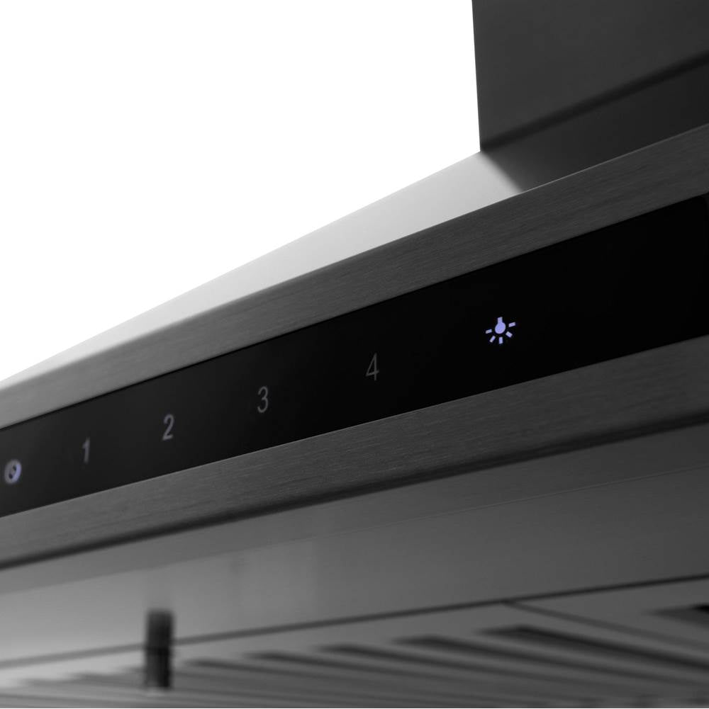 Z-Line - 48'' Wall Mount Range Hood in Black Stainless Steel