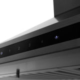Z-Line - 48'' Wall Mount Range Hood in Black Stainless Steel