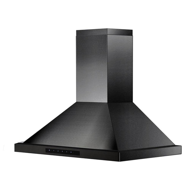 Z-Line - 30'' Wall Mount Range Hood in Black Stainless Steel