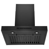 36'' Wall Mount Range Hood in Black Stainless Steel