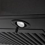 36'' Wall Mount Range Hood in Black Stainless Steel