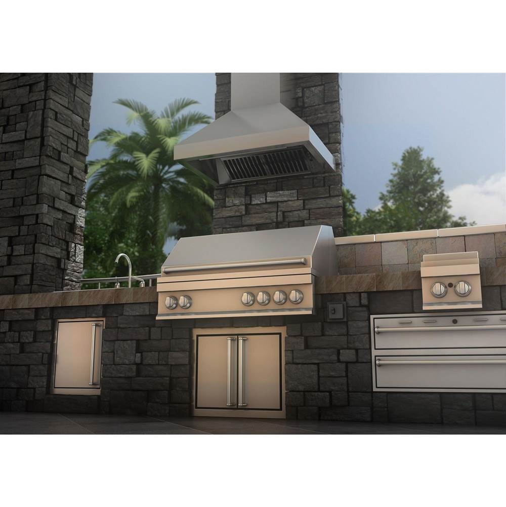 60'' Wall Mount Range Hood in Stainless Steel