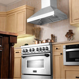 60'' Wall Mount Range Hood in Stainless Steel