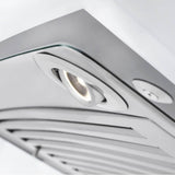 36'' Wall Mount Range Hood in Stainless Steel & Glass