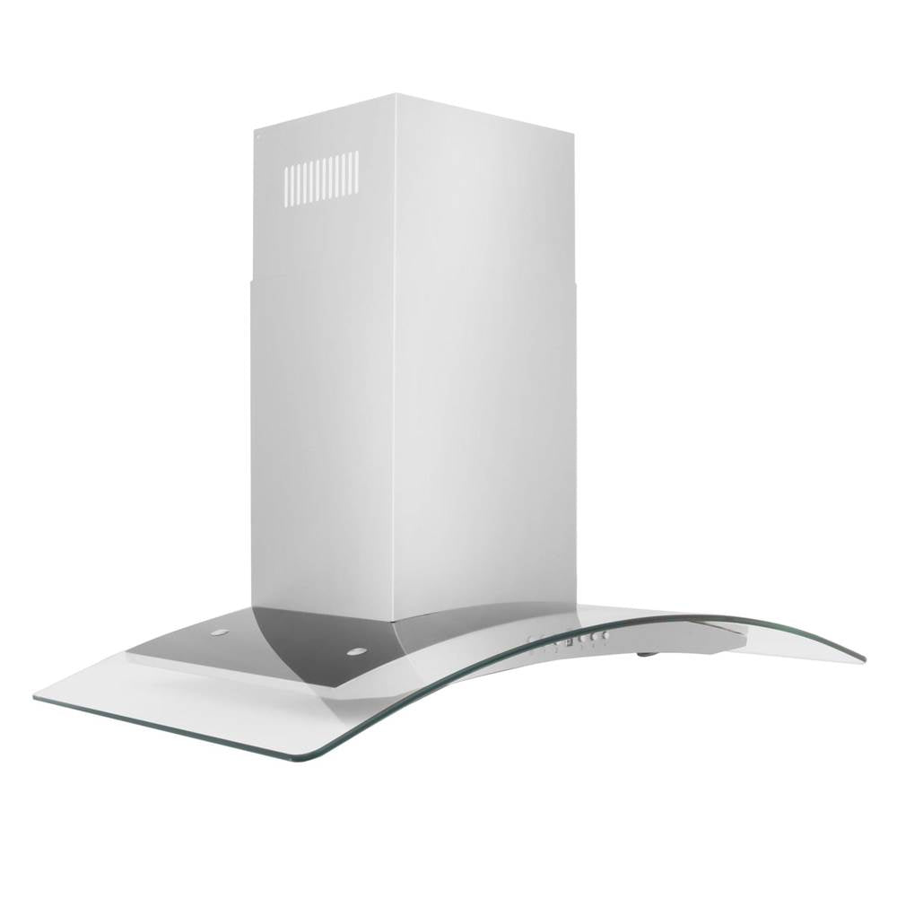 Z-Line - 36'' Wall Mount Range Hood in Stainless Steel & Glass