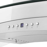 48'' Wall Mount Range Hood in Stainless Steel & Glass
