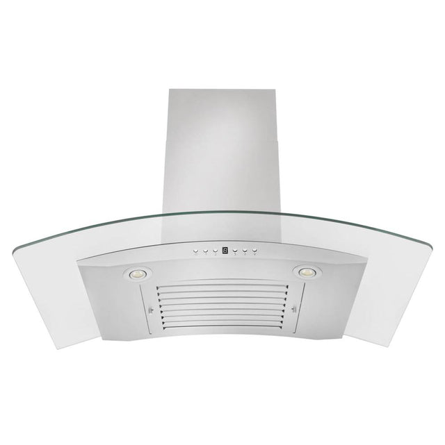 Z-Line - 48'' Wall Mount Range Hood in Stainless Steel & Glass