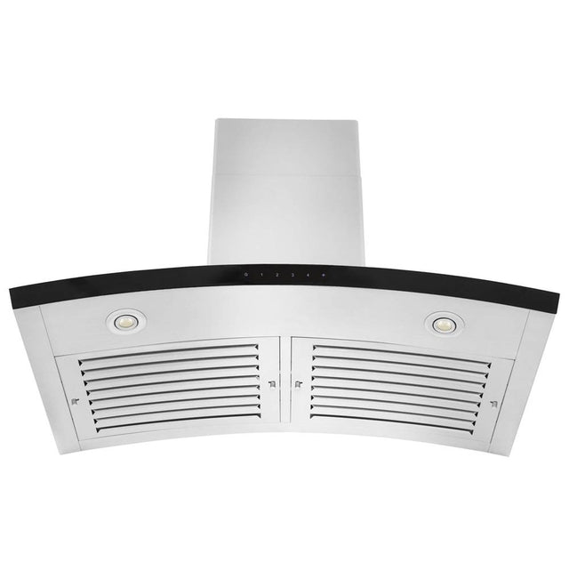 Z-Line - 30'' Wall Mount Range Hood in Stainless Steel & Glass