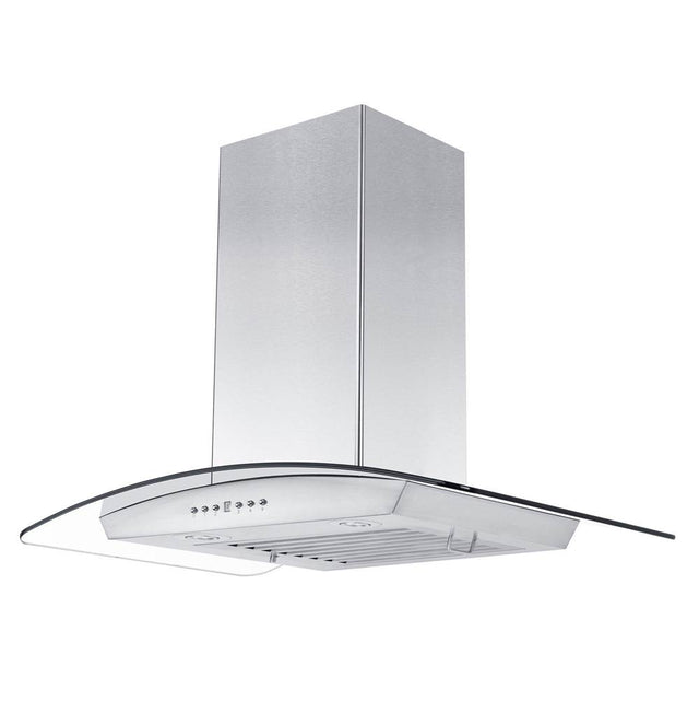 Z-Line - 36'' Wall Mount Range Hood in Stainless Steel & Glass