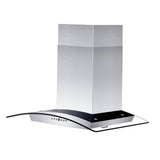 36'' Wall Mount Range Hood in Stainless Steel & Glass
