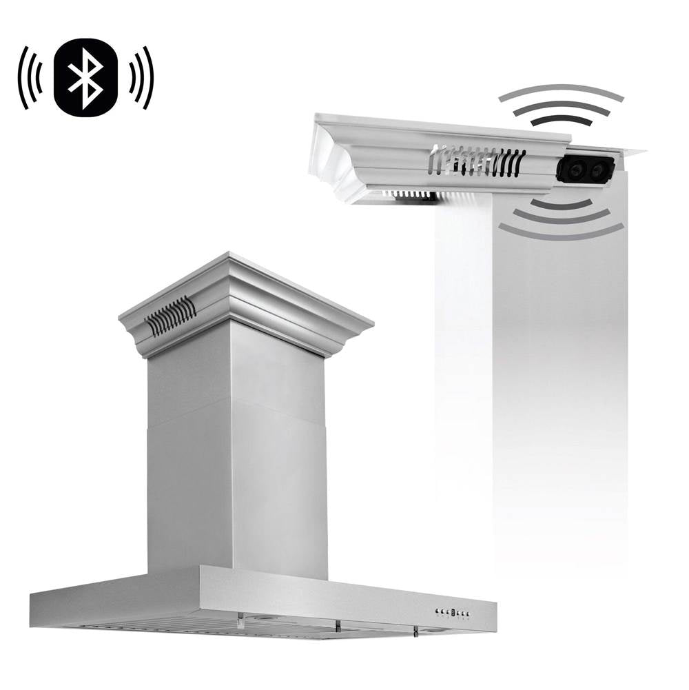 Z-Line - Stainless Steel KE With Built in CrownSound Bluetooth Speakers