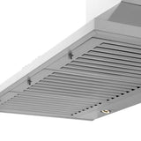 48'' Wall Mount Range Hood in Stainless Steel with Built-in CrownSound Bluetooth Speakers