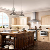 48'' Wall Mount Range Hood in Stainless Steel with Crown Molding