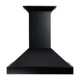 Z-Line - 36'' Wooden Wall Mount Range Hood in Black - Includes Motor
