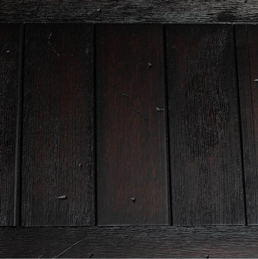 36'' Wooden Wall Mount Range Hood in Rustic Dark Finish - Includes Motor