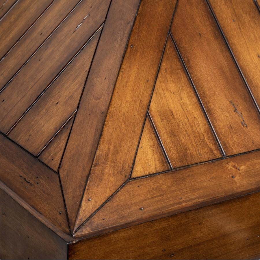 36'' Wooden Wall Mount Range Hood in Rustic Light Finish - Includes Motor