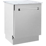 Z-Line - 24'' Top Control Tall Tub Dishwasher in White Matte with Stainless Steel Tub and 3rd Rack - White Matte