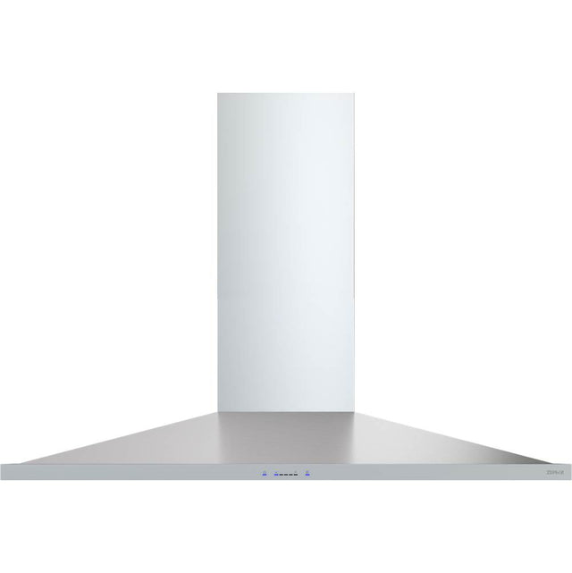 Zephyr - Anzio Island, 90cm, SS, LED, 600 CFM w/ACT - Stainless Steel