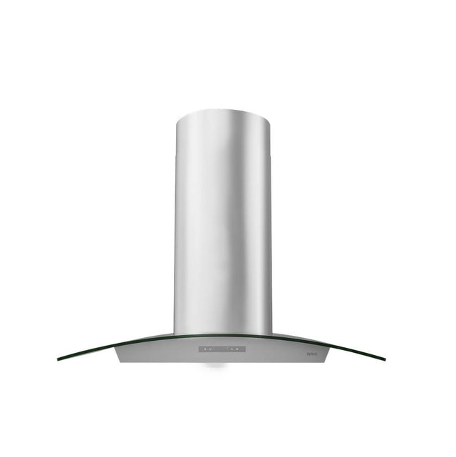 Zephyr - Milano Connect Wall, 90cm, SS and Glass, LED, ACT - Stainless Steel,Glass