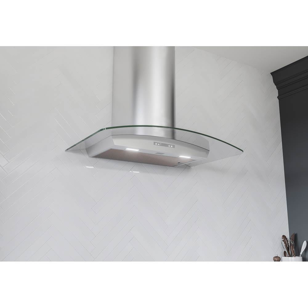 Milano Connect Wall, 90cm, SS and Glass, LED, ACT
