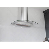 Milano Connect Wall, 90cm, SS and Glass, LED, ACT
