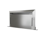 Lift Downdraft, 18'' rise, 30'' width, Stainless Steel