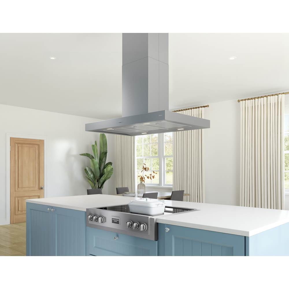 Roma Island, 42in, SS, LED, 600 CFM w/ACT