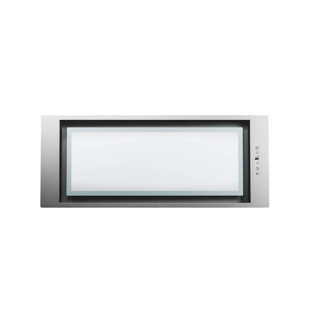 Zephyr - Tornado Glo, 28in, SS, LED, ACT - Stainless Steel