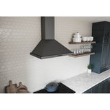 Ombra, Wall, 36'', Black SS, 600 CFM