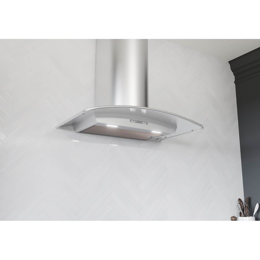 Milano Connect Wall, 90cm, SS and Glass, LED, ACT
