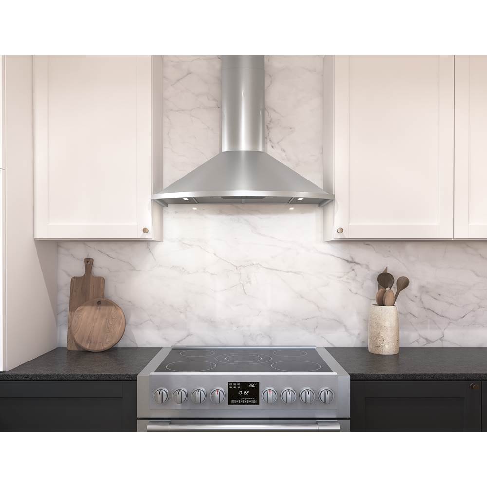 Savona Wall, 90cm, Black, LED, 600 CFM w/ACT