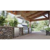 Presrv Bev Outdoor Cooler, 24in UC, SS, Lock, 1Z