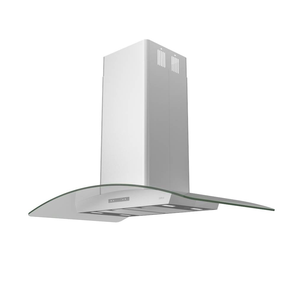 Milano Connect Island, 90cm, SS and Glass, LED, ACT