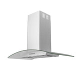 Milano Connect Island, 90cm, SS and Glass, LED, ACT