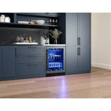 Presrv beverage, 24'' compact, panel-ready and glass, reversible, 1 zone