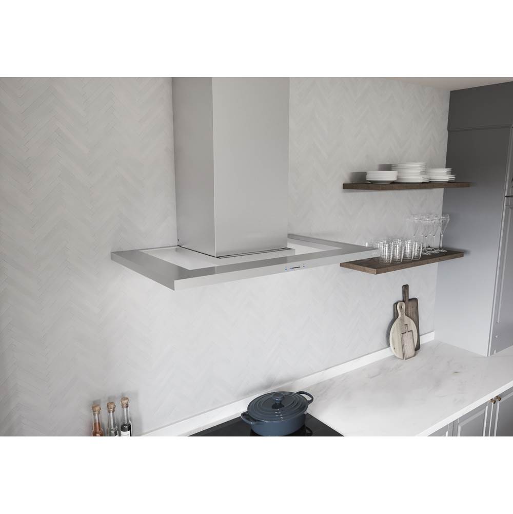 Modena, Wall, 90cm, SS and Glass, LED, ACT