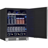 Presrv ADA Beverage Cooler, 24in Compact, SS, Reversible Door  and  Lock, 1 Zone