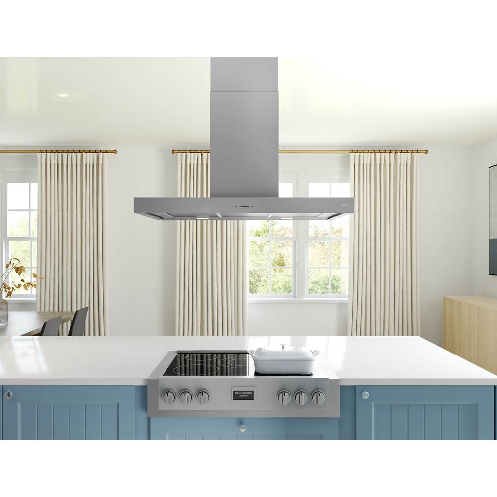 Roma Island, 42in, SS, LED, 600 CFM w/ACT