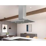 Anzio Island, 90cm, SS, LED, 600 CFM w/ACT