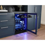 Presrv beverage, 24'' compact, panel-ready and glass, reversible, 1 zone