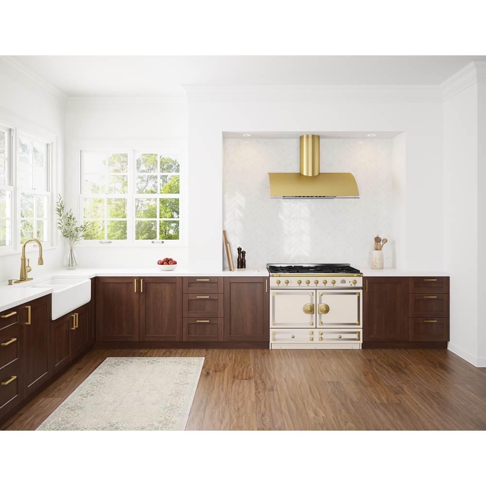 Okeanito, 42in, Brushed Gold, LED, BODY ONLY