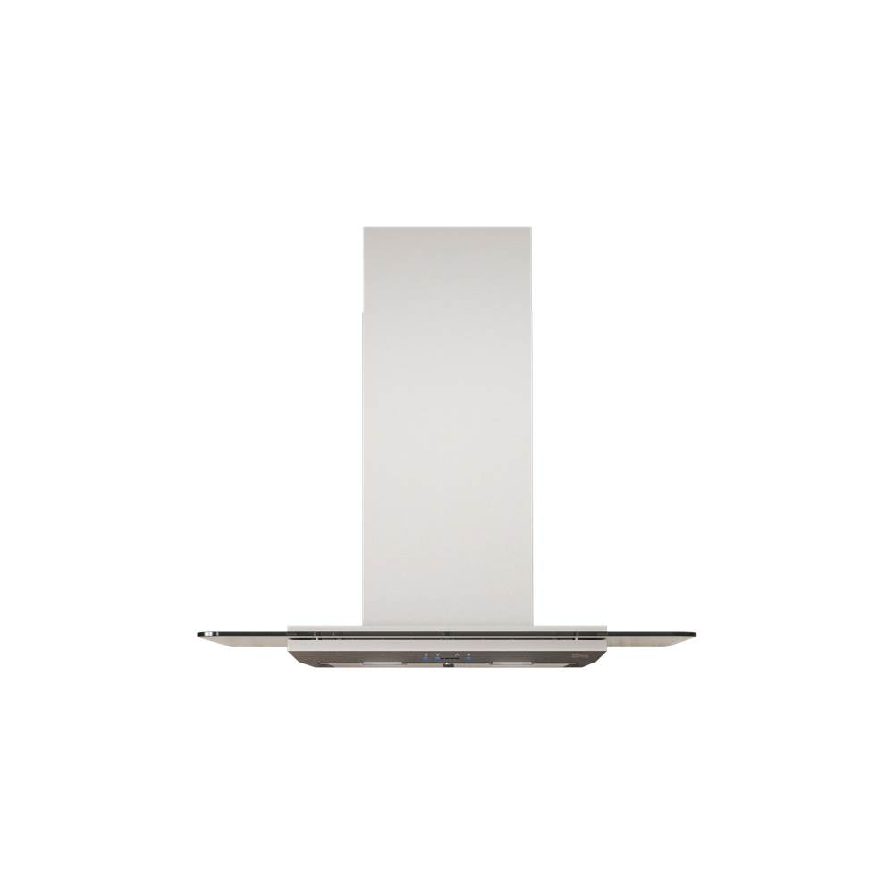 Zephyr - Verona, Wall, 90cm, SS and Glass, LED, ACT - Stainless Steel