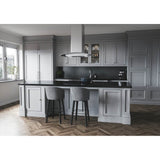 Milano Connect Island, 90cm, SS and Glass, LED, ACT