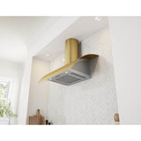 Okeanito, 42in, Brushed Gold, LED, BODY ONLY