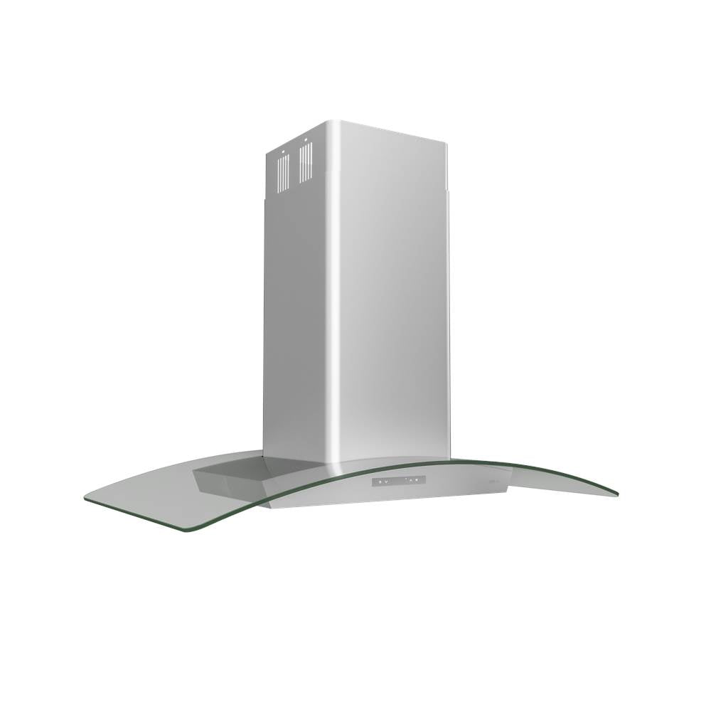 Milano Connect Island, 42in, SS and Glass, LED, ACT