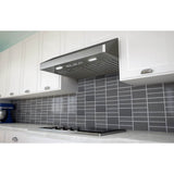 Gust, UC, 36in, SS, Baffles, LED, 290