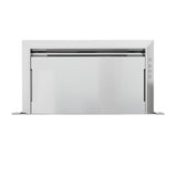 Zephyr - Lift Downdraft, 18'' rise, 36'' width, Stainless Steel - Stainless Steel