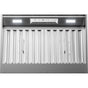 Zephyr - Monsoon I, Insert, 28-3/8in, SS, LED, ACT - Stainless Steel